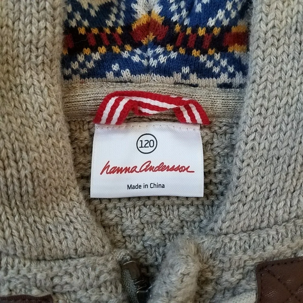 Hanna Andersson Wool Blend Hooded Cardigan